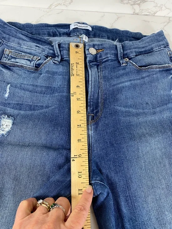 Good American Medium Blue Distressed Skinny Jeans - Picture 5 of 5